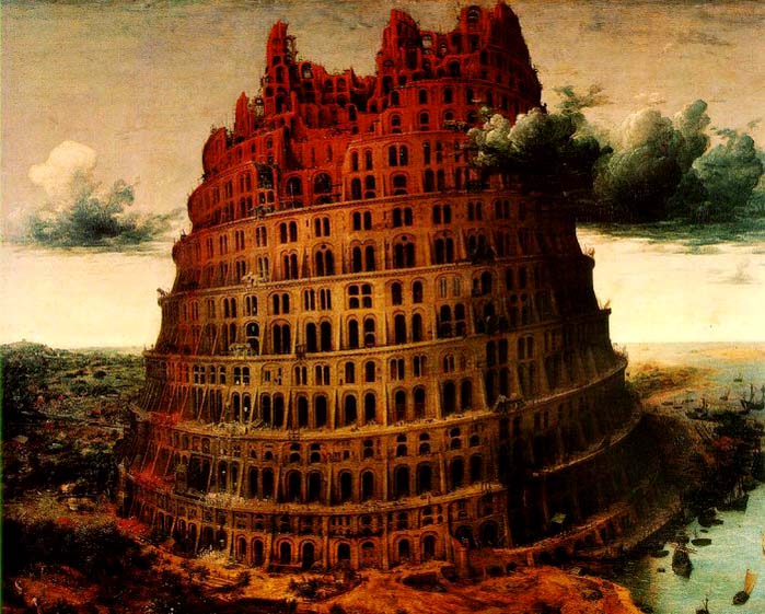 BRUEGEL, Pieter the Elder The-Little-Tower of Babel
